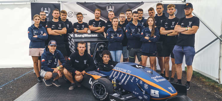 PRz Racing Team podczas zawodów Formuła Student Czech Republic,