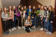 [FOTO] Akcja „tulipany” – promujemy Dni Otwarte PRz