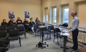 Wizyta studentów w UEK,