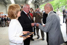 90. rocznica urodzin płk. pil. T. Gory (Fot. M. Zych)